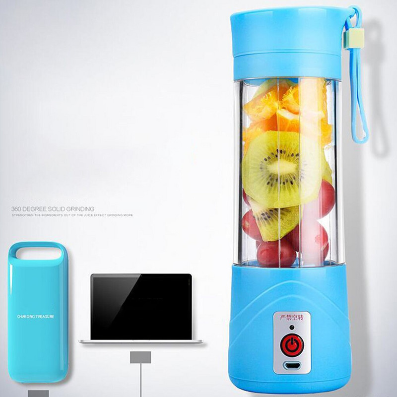 400ml prenosný USB nabíjateľný elektrický odšťavovač, mixér, smoothie odšťavovač, krájač ovocia a zeleniny, kuchynské príslušenstvo