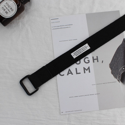 Drobinis diržas su logotipu vyrams