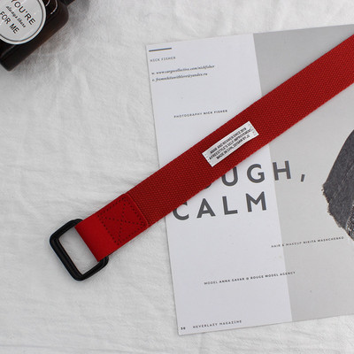 Drobinis diržas su logotipu vyrams