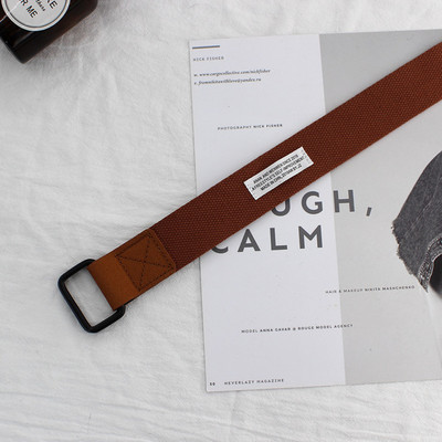 Drobinis diržas su logotipu vyrams