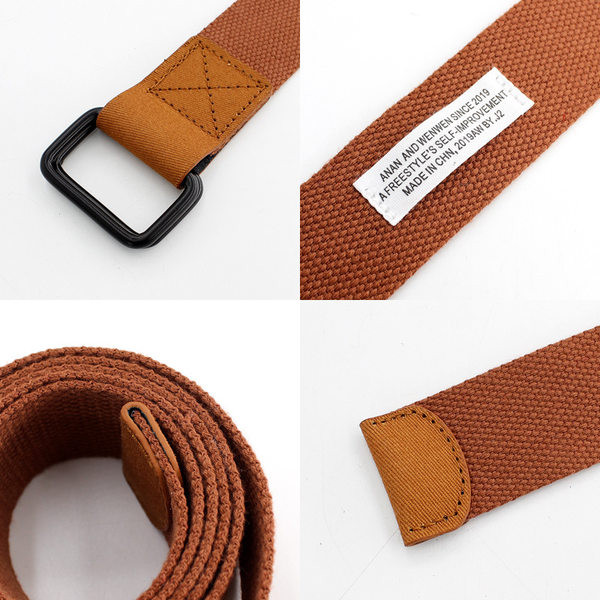 Drobinis diržas su logotipu vyrams