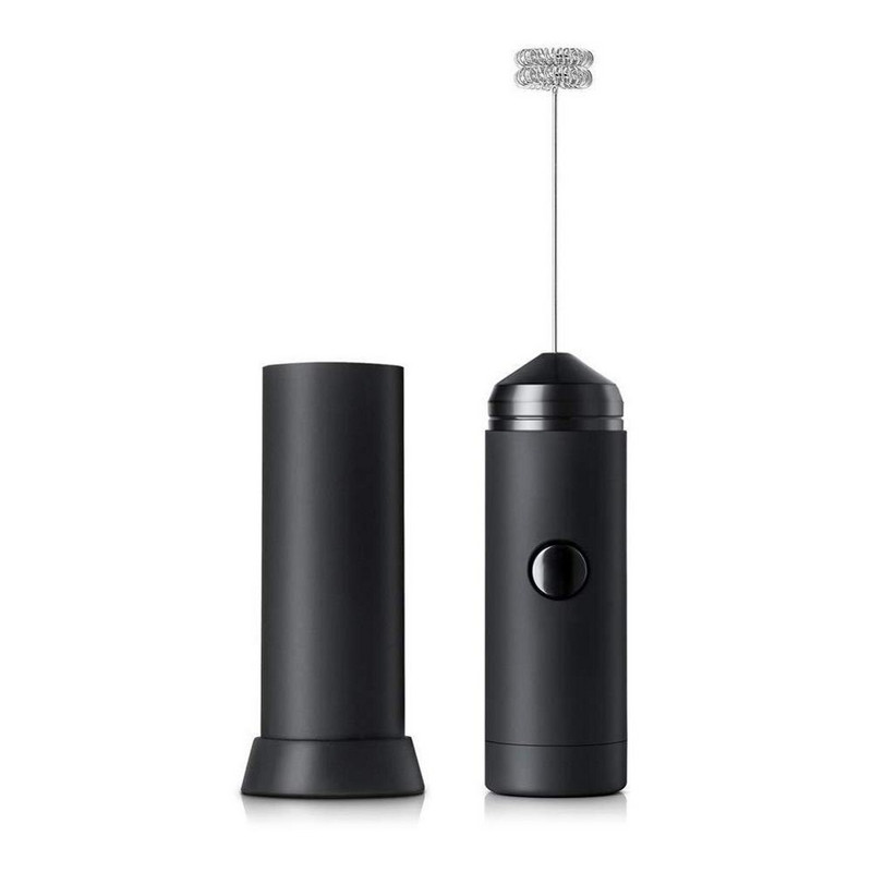 Dvojitý pružinový mixér, metlička, ručný elektrický cappuccino, napenovač mlieka, napenovač mlieka, latte, kuchynský kávový výkonný