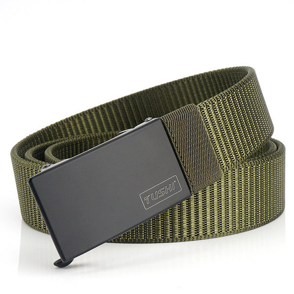 Curea textilă pentru bărbați cu inscripție