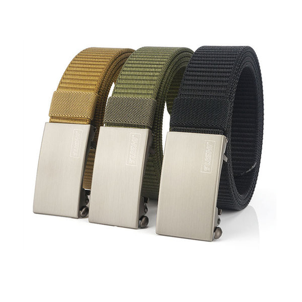 Curea textilă pentru bărbați cu inscripție