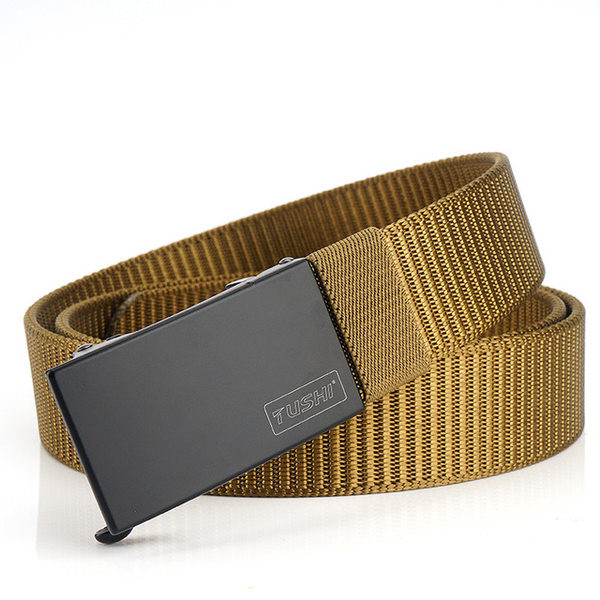 Curea textilă pentru bărbați cu inscripție