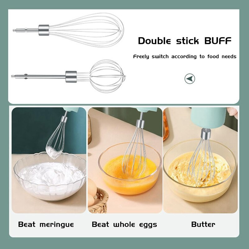 Bata electrica de mana fara fir Incarcare USB si mini blender convenabil pentru camera de coacere Accesorii pentru bucatarie de casa