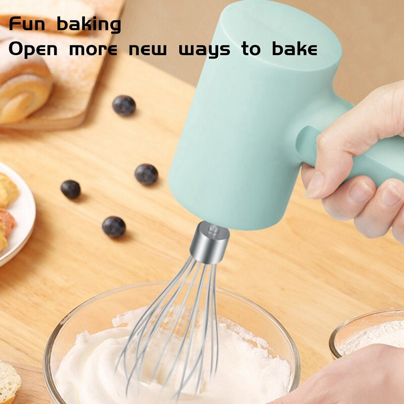 Bata electrica de mana fara fir Incarcare USB si mini blender convenabil pentru camera de coacere Accesorii pentru bucatarie de casa