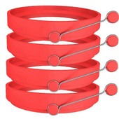 Silikónová forma na palacinky s krúžkom na vajíčka, praktický krúžok na vajíčka na varenie kuchynského náčinia, 4 kusy