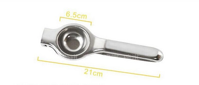 Veľký odšťavovač na citróny, klip na zinok, manuálny odšťavovač z nehrdzavejúcej ocele, oranžová farba, ovocné kuchynské pomôcky, príslušenstvo, lis na cesnak