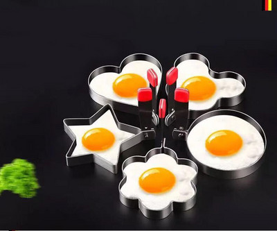 304 nerezová oceľ omeleta artefakt omeleta forma na omeletu model omelety v tvare lásky ryžová guľôčka na mäkko vajce v tvare lásky svojpomocne