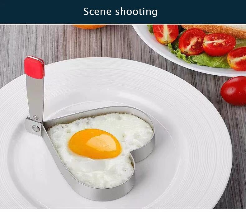 304 nerezová oceľ omeleta artefakt omeleta forma na omeletu model omelety v tvare lásky ryžová guľôčka na mäkko vajce v tvare lásky svojpomocne