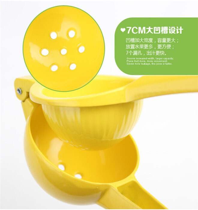 Vysokokvalitný veľký praktický odšťavovač na citróny, ručný lis, odšťavovač na pomaranče a limetky z hliníkovej zliatiny, nástroje na čerstvú šťavu, pekáreň