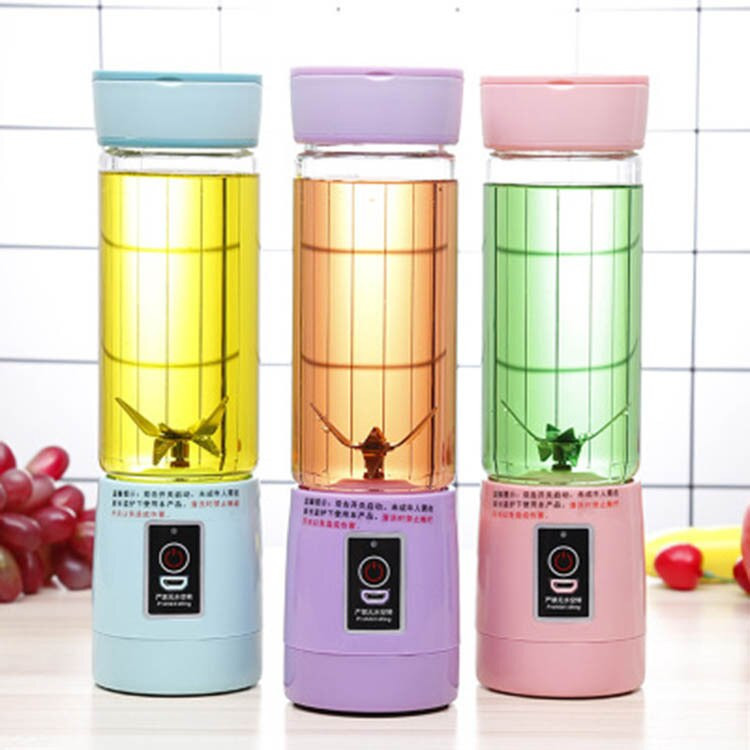 Nový prenosný elektrický mini roztomilý odšťavovač na ovocnú šťavu