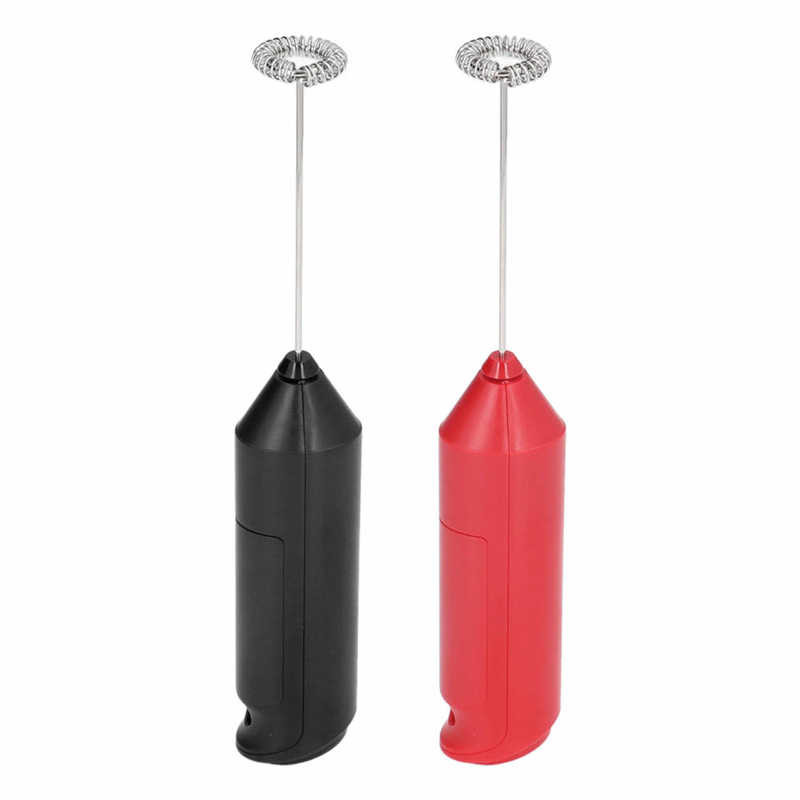 Ručný mini mixér na nápoje, elektrický ručný napeňovač mlieka, pohodlná rukoväť s kovovou základňou do kuchyne