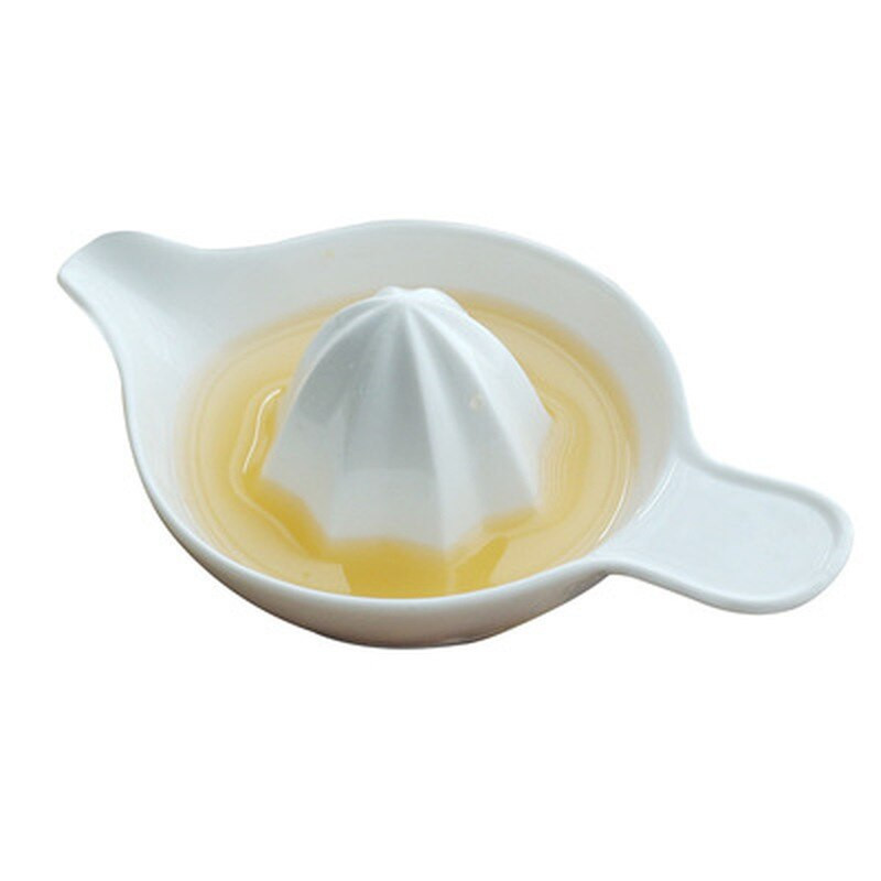 Keramický odšťavovač, prenosný lis, odšťavovač na citróny a pomaranče, biely odšťavovač na citrusové ovocie, kuchynský bar, kuchynský robot, gadget, kuchynské náradie