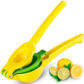 Мултифункционална ръчна сокоизстисквачка за лимони Manual Citrus Press Juicer Premium Висококачествена метална скоба за лимон Сокоизстисквачка за плодове две в едно