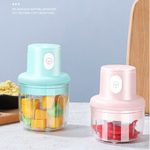 Mini USB elektrický cesnakový mačkadlo Bezdrôtový mlynček na cesnak Lis na mlynček na zeleninu, chilli a mäso, sekáčik na potraviny, kuchynské náradie