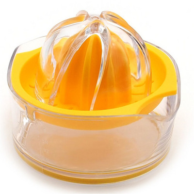 Daudzfunkcionāla manuāla sulu spiedes glāze Citronu apelsīnu sulas atdalīšanas instrumenti Mājsaimniecības plastmasas rīks ar svariem Mājas virtuves ierīces