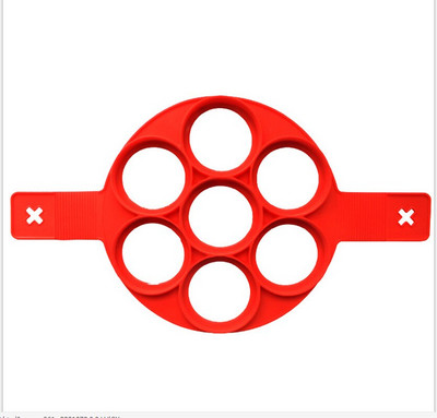 Keptų kiaušinių formos blynų formavimo aparatas silikoninės formos, nepridegančios, paprastos operacijos blynų omleto formos virtuvės priedai