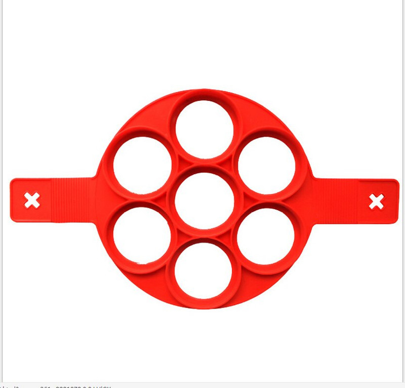 Keptų kiaušinių formos blynų formavimo aparatas silikoninės formos, nepridegančios, paprastos operacijos blynų omleto formos virtuvės priedai