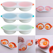 Kuchynský žĺtkový bielkovinový filter na parný hrniec, nástroj na pečenie, dvojitý oddeľovač pohárov, odkvapkávač vajec, varič vajec do mikrovlnnej rúry