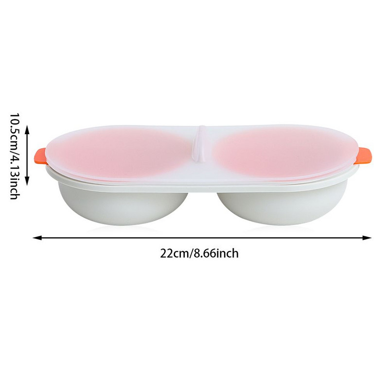 Kuchynský žĺtkový bielkovinový filter na parný hrniec, nástroj na pečenie, dvojitý oddeľovač pohárov, odkvapkávač vajec, varič vajec do mikrovlnnej rúry