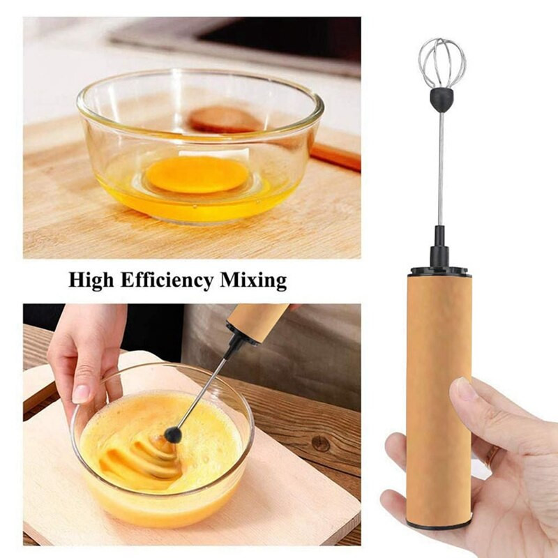 Kézi elektromos tejhabosító tojáshabverő USB újratölthető kávémixer háztartási turmix keverő habosító