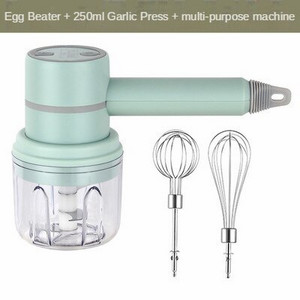 Naujas belaidis rankinis elektrinis belaidis rankinis plaktuvas 3 greičių nešiojamasis kiaušinių plaktuvas Grietinėlės maisto plakiklis USB įkraunamas kiaušinių plaktuvas