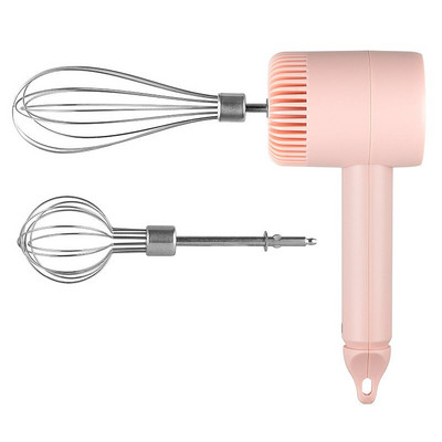 Nou mixer de mână fără fir Mixer electric de mână fără fir Mixer portabil de ouă cu 3 viteze Batător de smântână pentru smântână Bate de ouă reîncărcabilă prin USB