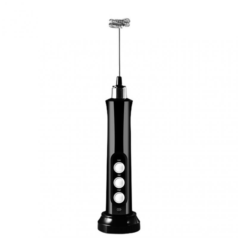 Ručný mini mixér na cappuccino, šľahačka, nástroje na vajcia, kuchynské spotrebiče, batériové napeňovače mlieka, nabíjačka cez USB