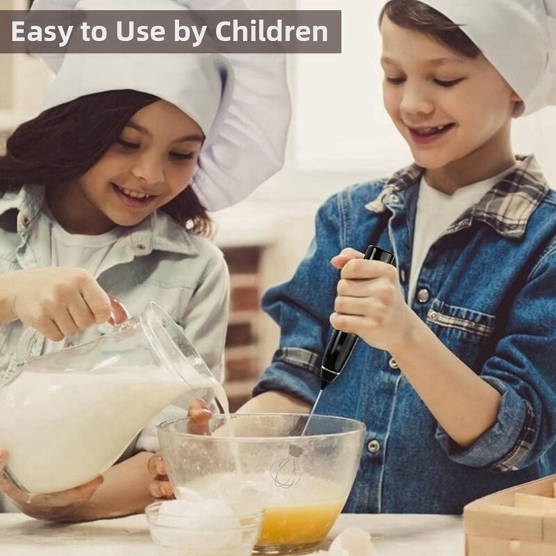 Nabíjateľný napeňovač mlieka, metlička - multifunkčný, nerezový, 3-rýchlostný, nastaviteľný, elektrický, ručný