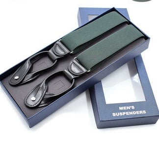 Bretele pentru bărbați din țesătură elastică - multe culori