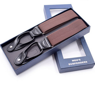 Bretele pentru bărbați din țesătură elastică - multe culori