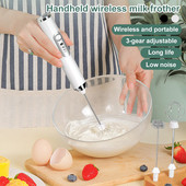 Elektrický napeňovač mlieka, penový šľahač na vajcia, metlička na vajcia, mixér, napeňovacia tyčinka na kávu, USB, prenosný ručný napeňovač, vysoká rýchlosť vajíčok