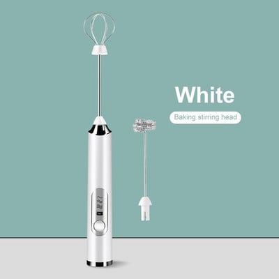 Elektrický napeňovač mlieka, penový šľahač na vajcia, metlička na vajcia, mixér, napeňovacia tyčinka na kávu, USB, prenosný ručný napeňovač, vysoká rýchlosť vajíčok
