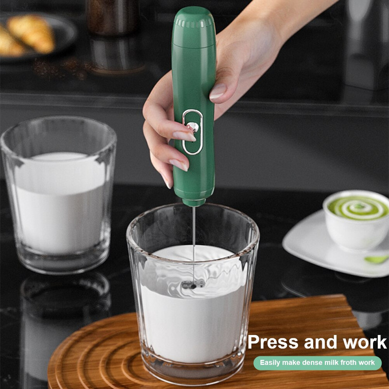 Elektrický napeňovač mlieka, mini kávovar, metlička, šľahač na vajcia, cappuccino, šľahač, kuchynské náradie