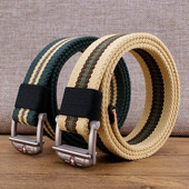 Cureaua barbateasca textila cu catarama metalica in multe culori