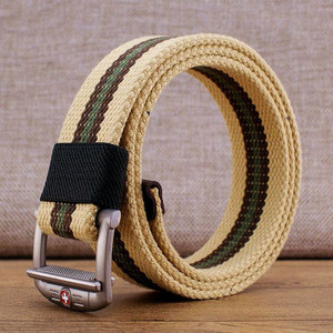 Cureaua barbateasca textila cu catarama metalica in multe culori