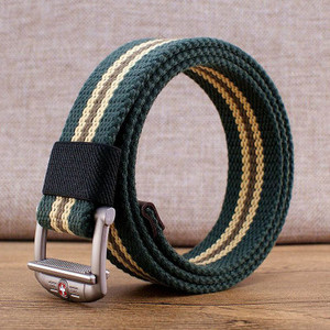 Cureaua barbateasca textila cu catarama metalica in multe culori