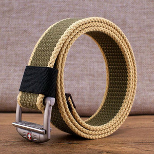 Cureaua barbateasca textila cu catarama metalica in multe culori