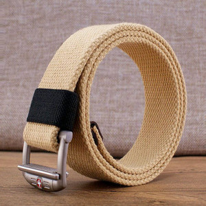 Cureaua barbateasca textila cu catarama metalica in multe culori