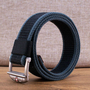 Cureaua barbateasca textila cu catarama metalica in multe culori