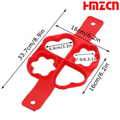 Silikónový palacinkový krúžok na palacinky, nepriľnavá forma na palacinky, varič vajec, tvarovač vyprážaných vajec, formy na omeletu do kuchyne, príslušenstvo na pečenie