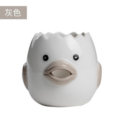 Oddeľovač bielkov, roztomilý kreslený model, kuchynské príslušenstvo, jednoduché oddelenie bielkov a žĺtkov, keramika, kuchynské náradie