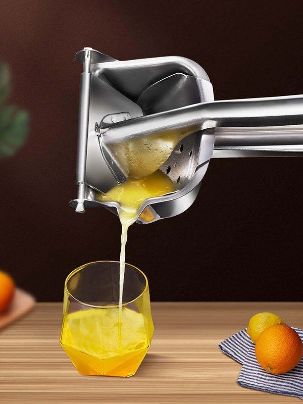 Ručný odšťavovač z nehrdzavejúcej ocele 304, pomarančový džús, domáci odšťavovač na ovocie, malé granátové jablko, lisovaný citrón