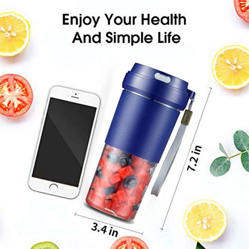 Forró 300 ml-es hordozható turmixgép csésze elektromos gyümölcsprés gép mini mixer vízálló turmix konyhai robotgép USB személyi lé turmixgép