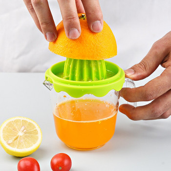 EHZ Ръчна сокоизстисквачка Citrus Lemon Orange Професионална сокоизстисквачка Сокоизстисквачка за плодове Преса за лайм с вградена чаша Кухненски инструменти
