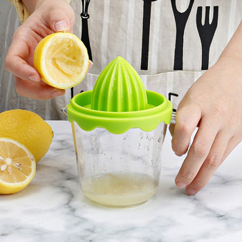 EHZ Ръчна сокоизстисквачка Citrus Lemon Orange Професионална сокоизстисквачка Сокоизстисквачка за плодове Преса за лайм с вградена чаша Кухненски инструменти