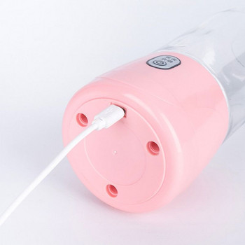 Първокласна нова USB акумулаторна преносима чаша за мини сокоизстисквачка Личен блендер за пътуване 300 мл машина за смесване на плодове Уреди за приготвяне на сок