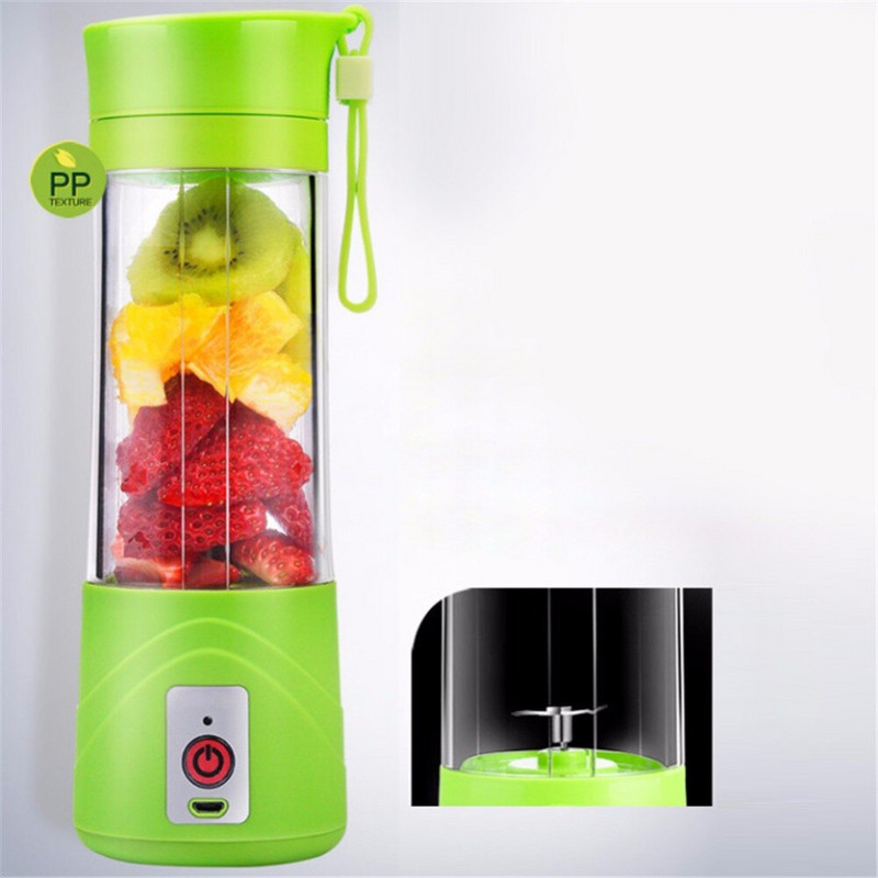 Prenosný elektrický odšťavovač s USB nabíjateľným odšťavovačom na pomaranč, citrusy a citróny, mixér na smoothie